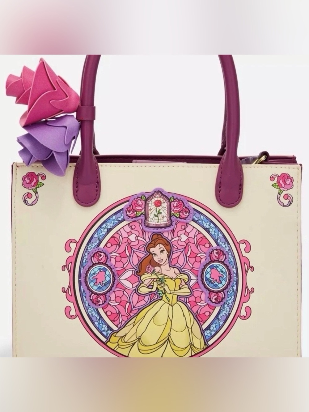 Rare Disney Loungefly Small Beauty and the Beast Crossbody - Picture 2 of 5